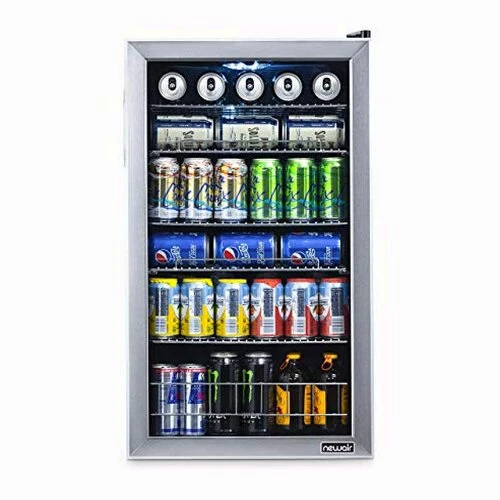 NewAir Beverage Refrigerator Cooler, 126 Cans, 3.4 Cubic Feet, Stainless Steel - AB-1200 - Image 11