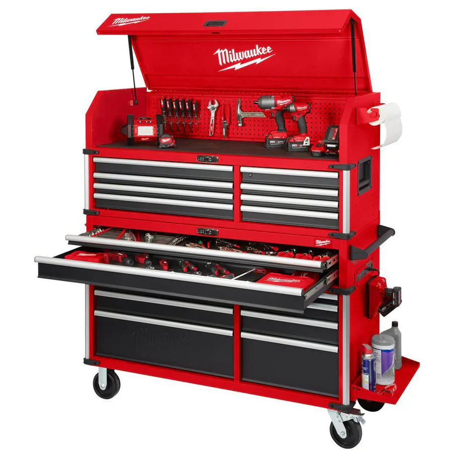 Milwaukee High Capacity 56 in. 18-Drawer Tool Chest and Cabinet Combo - Image 5