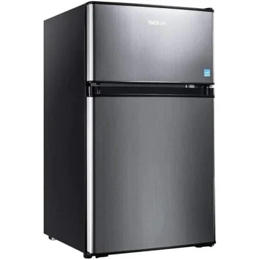 3.1 Cu. Ft. 2-Door Compact Refrigerator With Freezer, LED Light And Crisper Drawer - Image 5