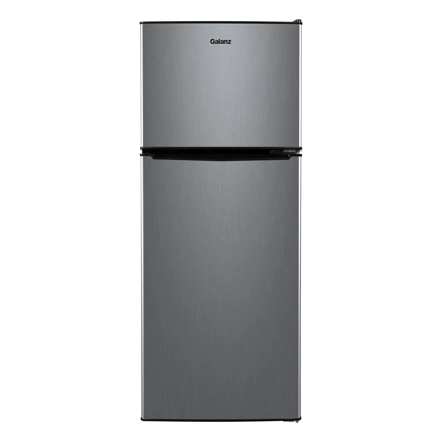 Galanz 4.6 Cu Ft Two Door Mini Refrigerator With Freezer, Stainless Steel - GL46TS5E