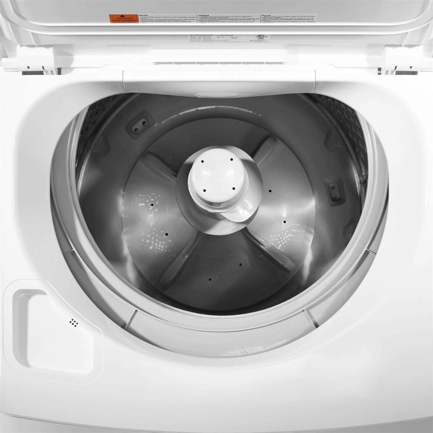 Insignia Top-Loading Washer, 3.7 Cu. Ft., High Efficiency, 12 Cycles - NS-TWM35W1 - Image 5