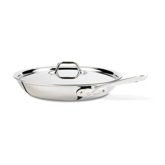 All-Clad D3 Stainless Steel 12-Inch Fry Pan With Lid
