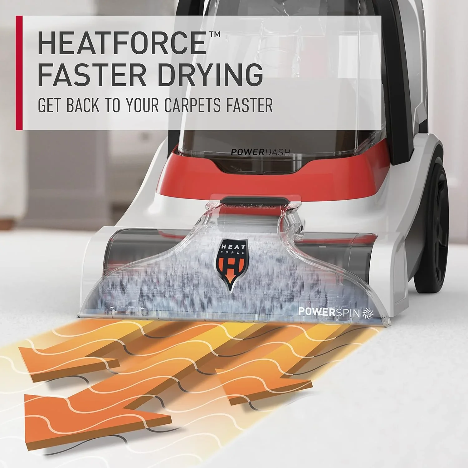 Hoover PowerDash Pet+ Compact Carpet Cleaner Machine - Image 5