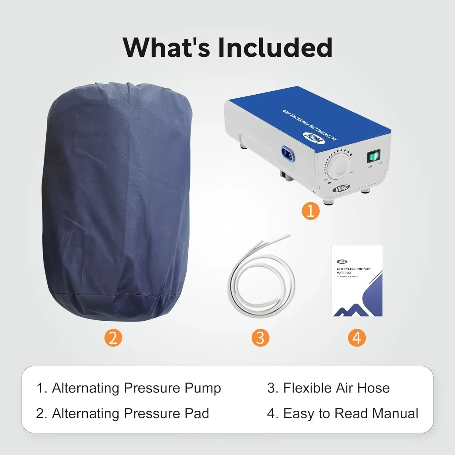 Alternating Air Pressure Mattress With Micro-Ventilation Holes And Electric Quiet Pump System - Image 4