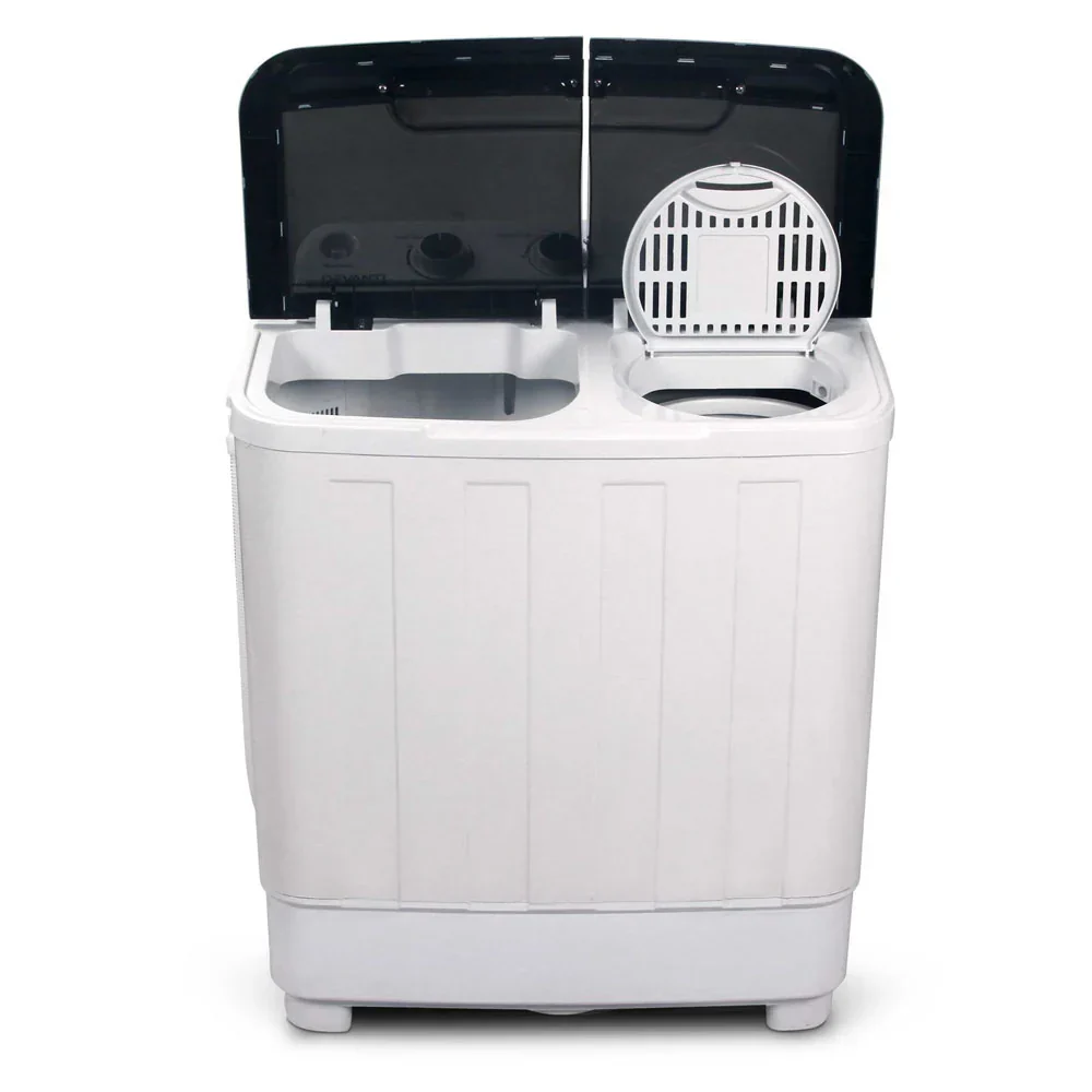 Devanti Twin Tub Portable Washing Machine 5KG - White - Image 4