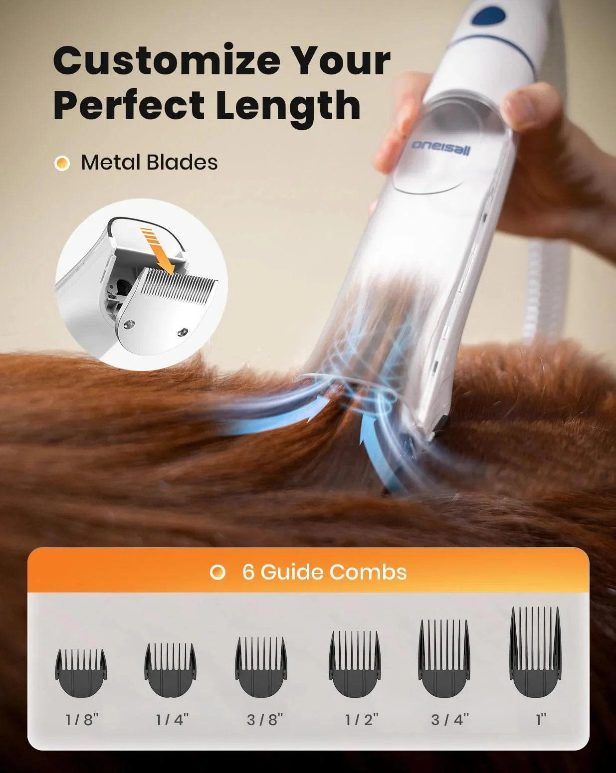 8-In-1 Dog Grooming Vacuum And Dryer Kit - Image 4