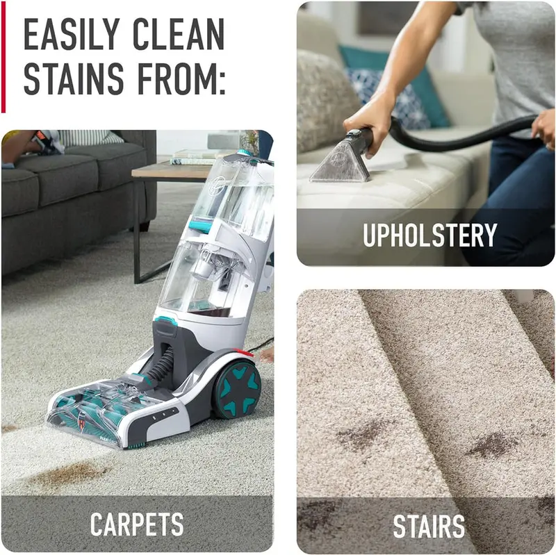 Hoover SmartWash+ Automatic Carpet Cleaner, Turquoise - FH52000 - Image 7