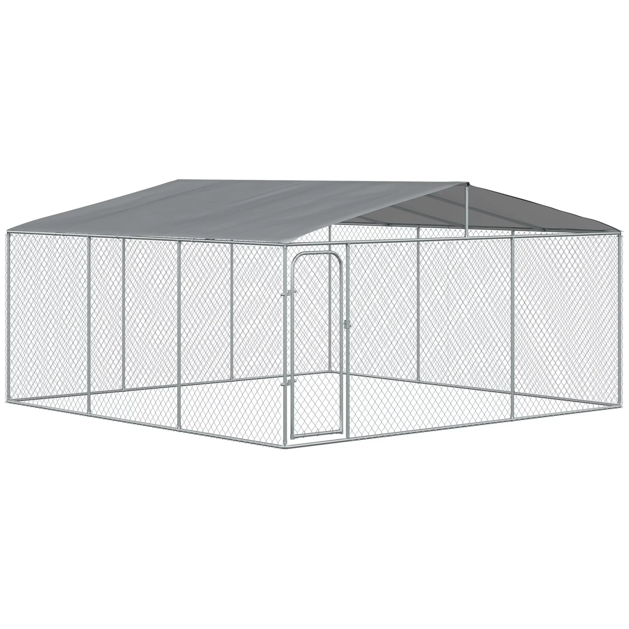 PawHut Dog Kennel Playpen With Waterproof Cover, 15' x 15' x 7.5' - D02-049V02 - Image 2
