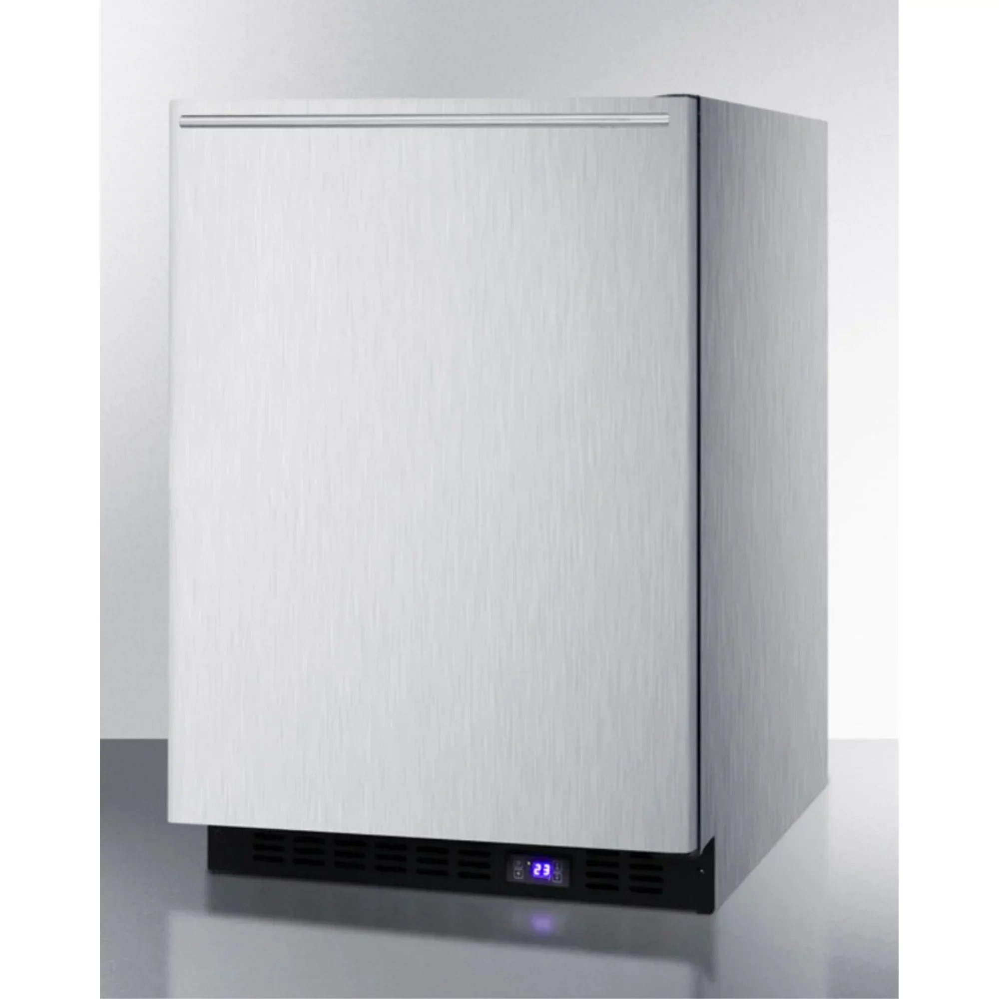 Frost-Free Built-In Undercounter All-Freezer With Stainless Steel Wrapped Exterior And Horizontal Handle - Image 2