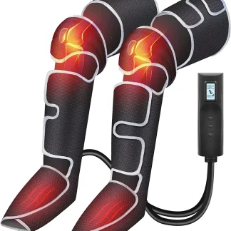 Comfier Air Compression Leg Massager With Heat, 19 Inches Calf / 27 Inches Thigh