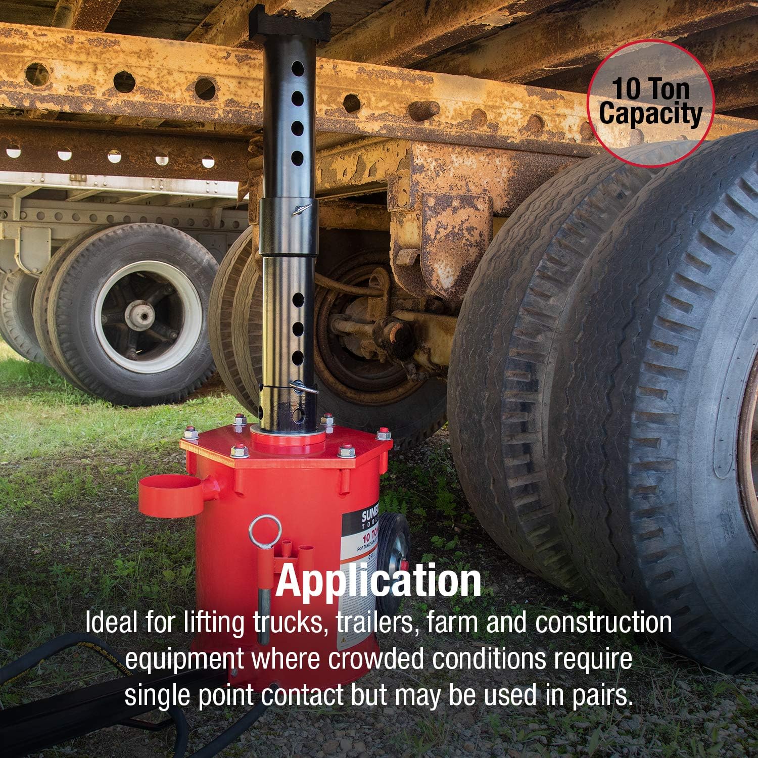 6710 10-Ton, Portable, Air Lift Jack - Image 5