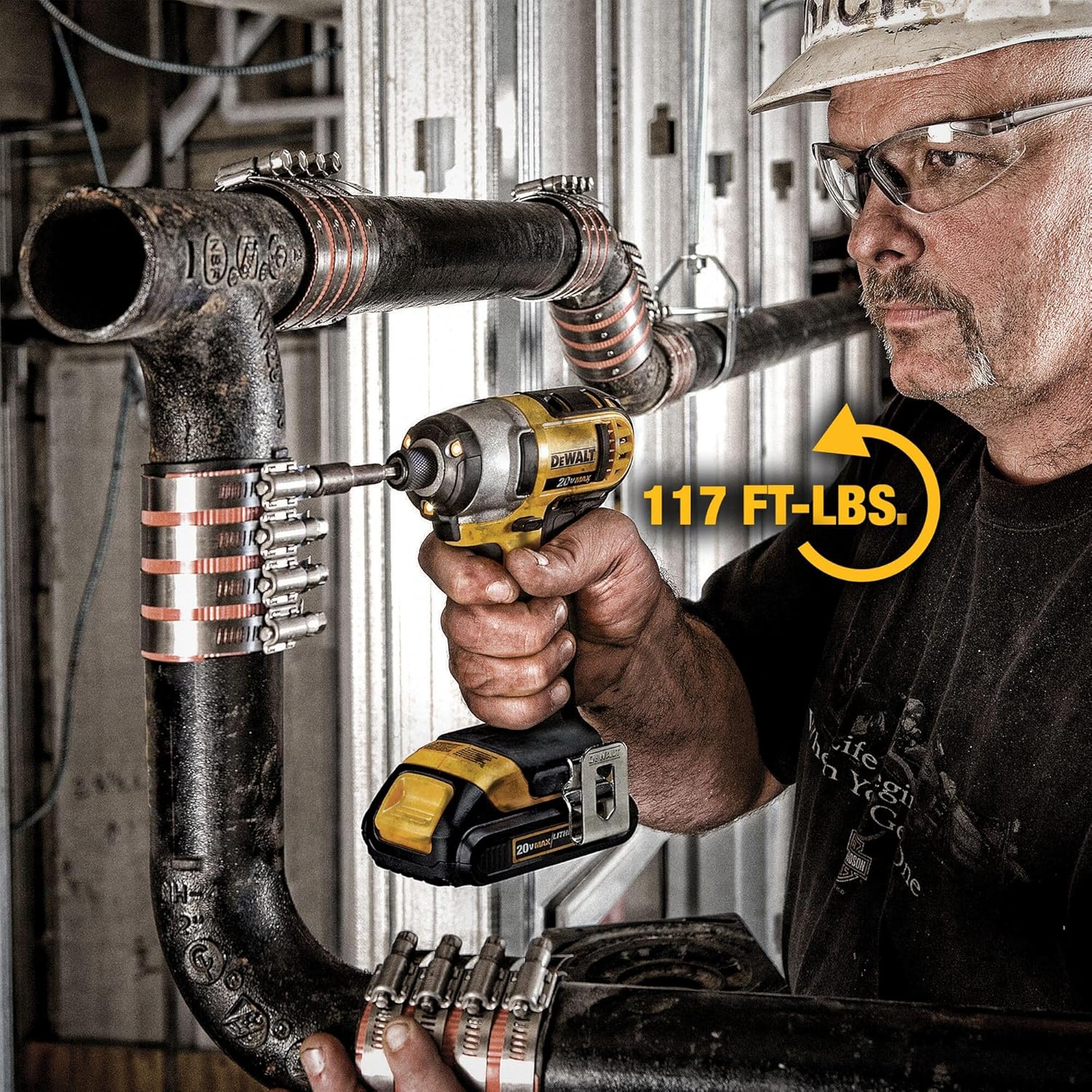 20V MAX Cordless Drill and Impact Driver, Power Tool Combo Kit with 2 Batteries and Charger - Image 8
