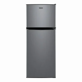 Galanz 4.6 Cu Ft Two Door Mini Refrigerator With Freezer, Stainless Steel - GL46TS5E