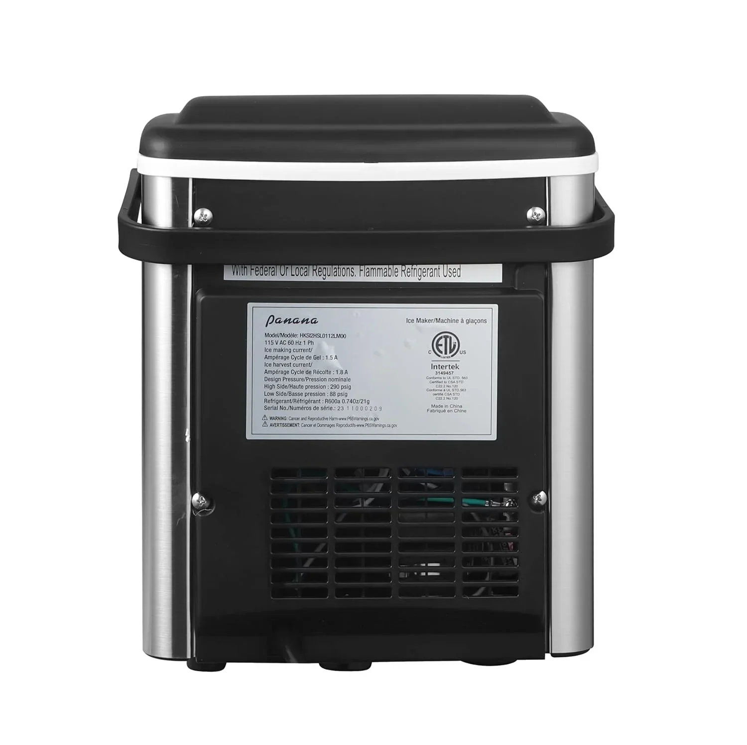 Countertop Ice Maker, 9 Bullet Ice, 26.5lbs/24H - Image 16