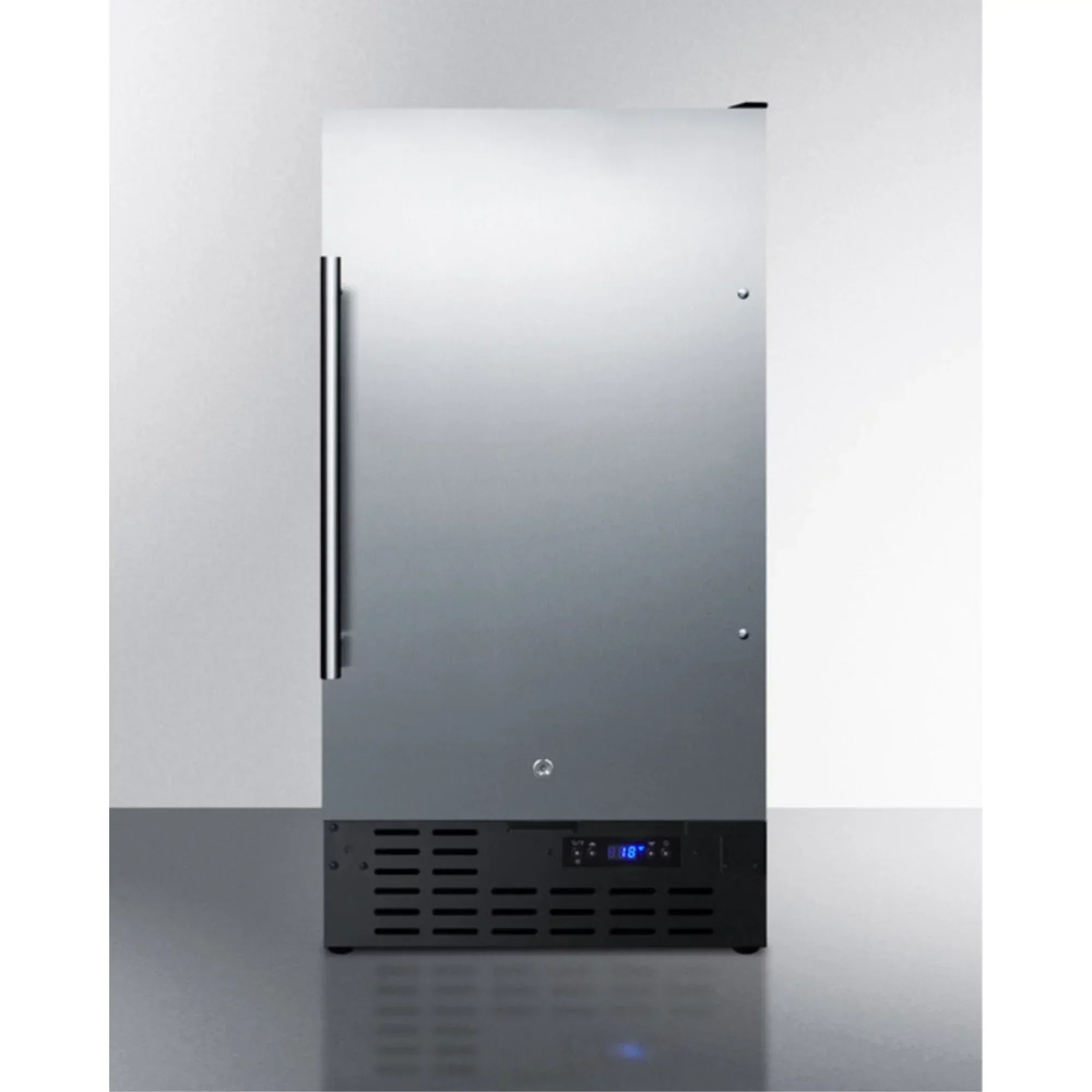 ADA-Compliant 18 inch Wide Frost-Free Freezer, Stainless Steel - Built-In Or Freestanding