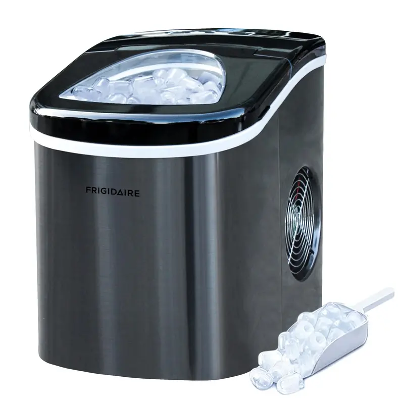 Frigidaire Stainless Steel Portable Countertop Ice Maker - 26 Lbs Daily