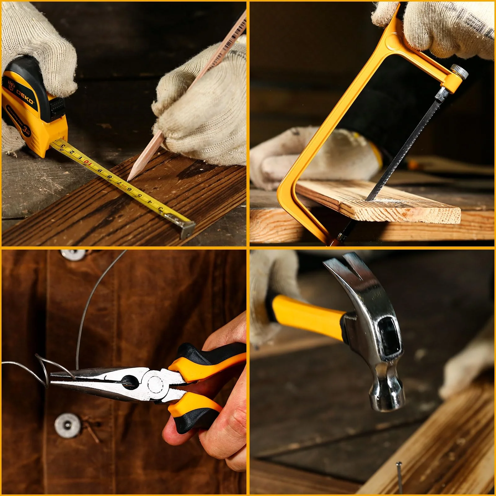 Tool Kit Box Drill Set: Home Mechanic Toolbox with 12V Power Cordless Drill - Image 6