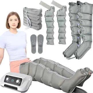 Generique 6-Chamber Pressotherapy Compression Device for Legs, Stomach and Arms - Model 1