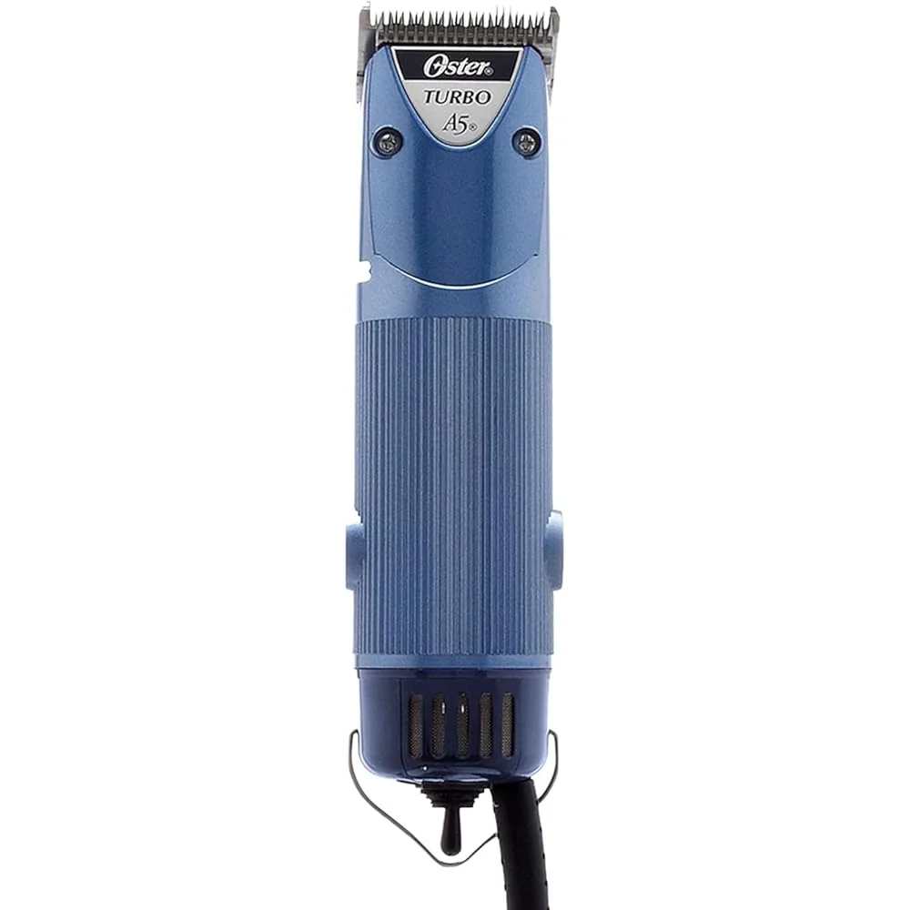 Oster Turbo A5 Heavy Duty Animal Grooming Clippers, Blue - A5
