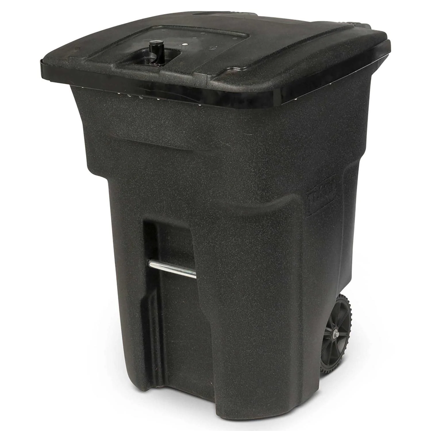 Toter Wheeled Trash Can, 96 Gallon, Black