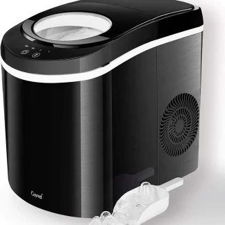 Caynel Portable Ice Maker, 26 lbs/24 Hrs, 2 Ice Sizes, 2-Liter/68 oz Water Reservoir