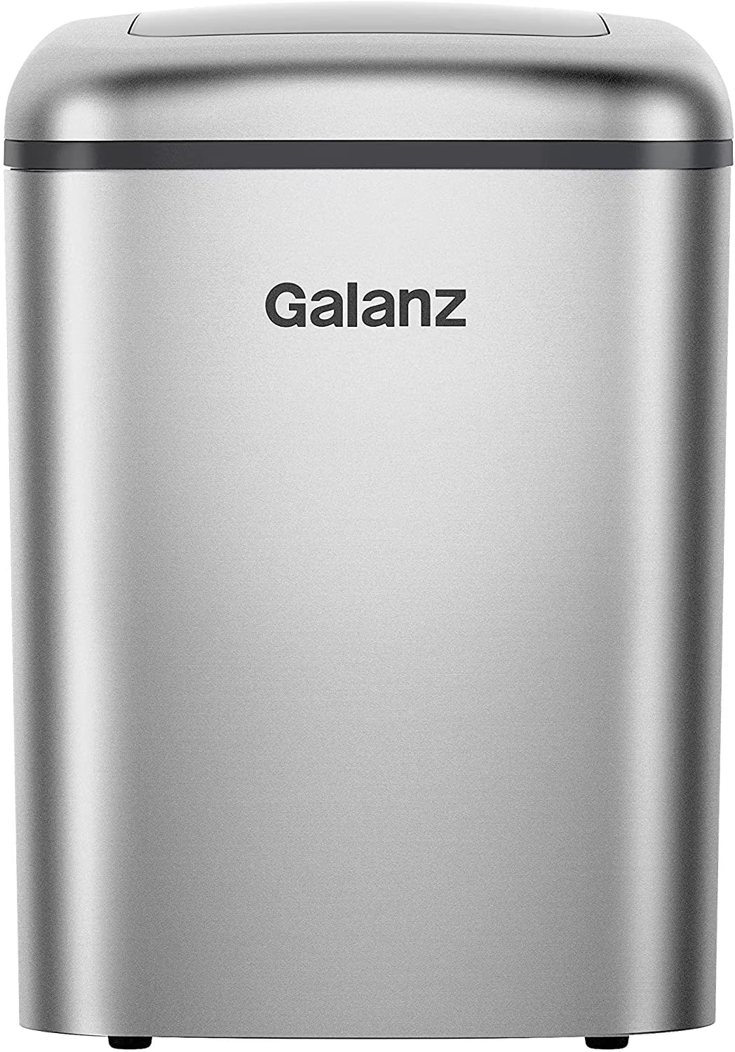 Galanz Portable Countertop Ice Maker, 26 lbs in 24 Hours, 9 Bullet Cubes in 9 Minutes, 2 Ice Sizes, 2.1 L, Retro Red - Image 2