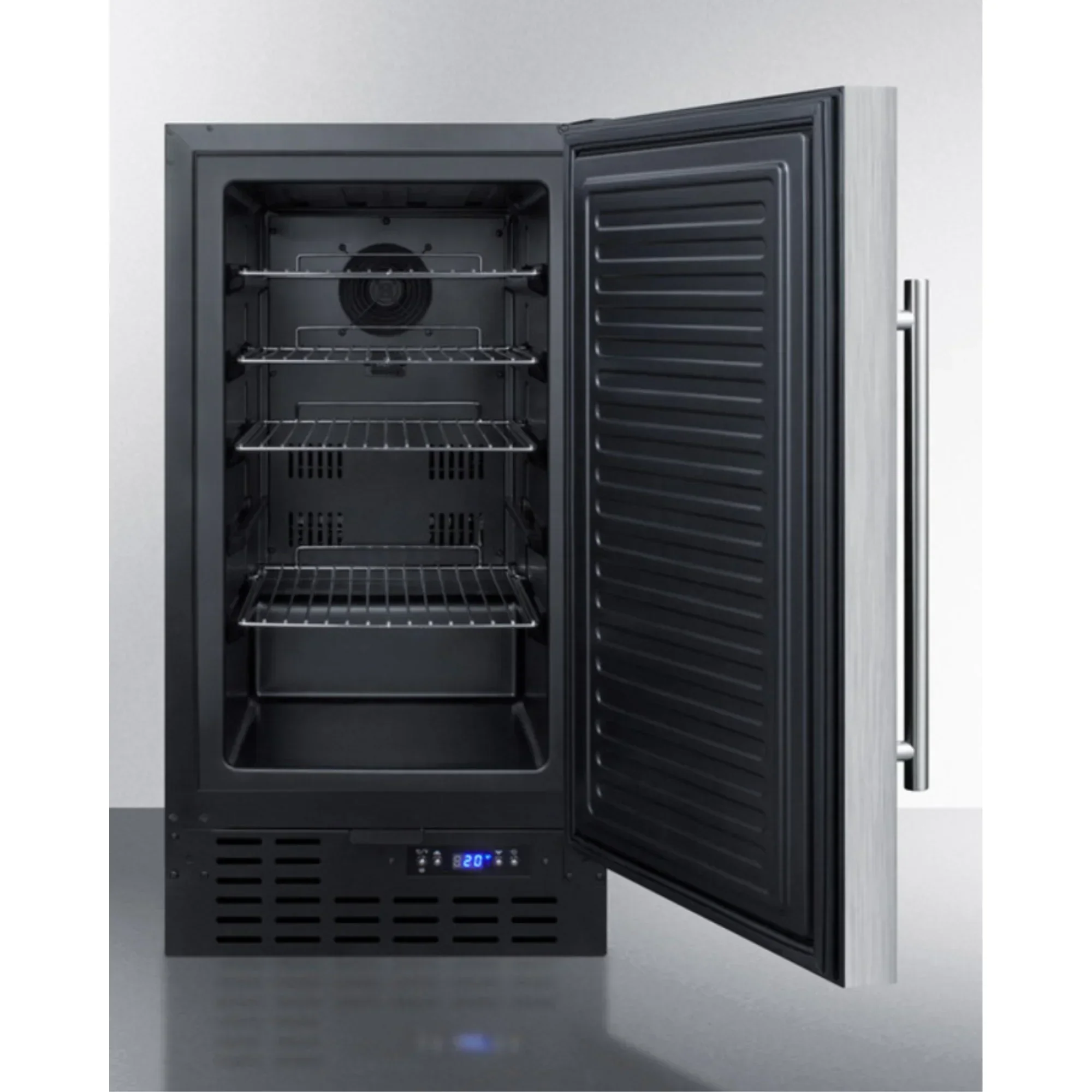 ADA-Compliant 18 inch Wide Frost-Free Freezer, Stainless Steel - Built-In Or Freestanding - Image 3