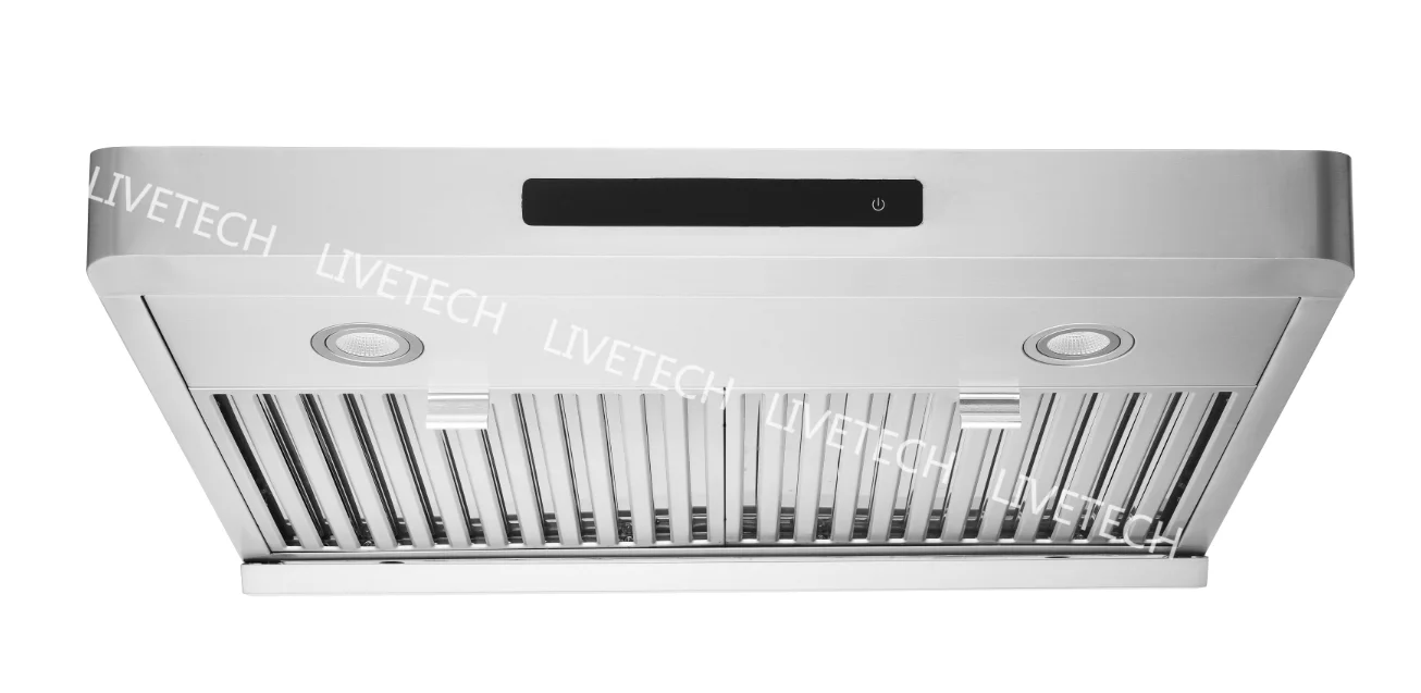 LiveTech Stainless Steel 30in Under Cabinet Range Hood 800 CFM - Image 2