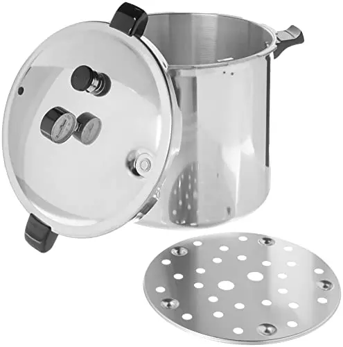 Presto Pressure Canner, 23-Quart, Induction-Compatible, Silver Aluminum - 01784 - Image 3