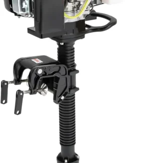 4 Stroke 4HP Outboard Motor, 4 Stroke 55CC Jet Pump Boat Engine w/Wind Cooling CDI System for Rubber Boats, Wooden Boats, Fishing Boats, etc, 5500 rpm