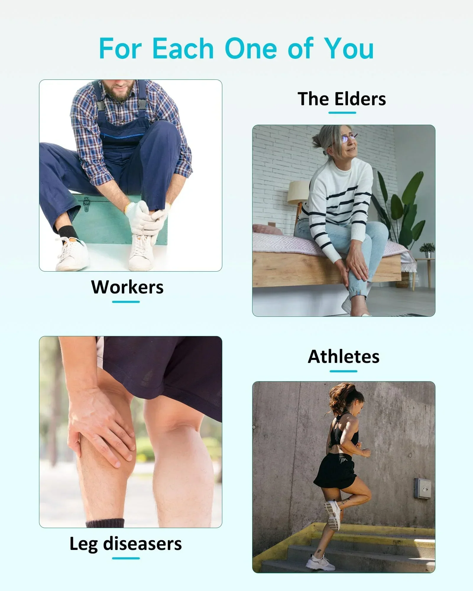 ALLJOY Leg And Foot Air Compression Massager With Heat, 6 Modes, 3 Intensities, 2 Heating Levels, 2 Extensions - Image 5