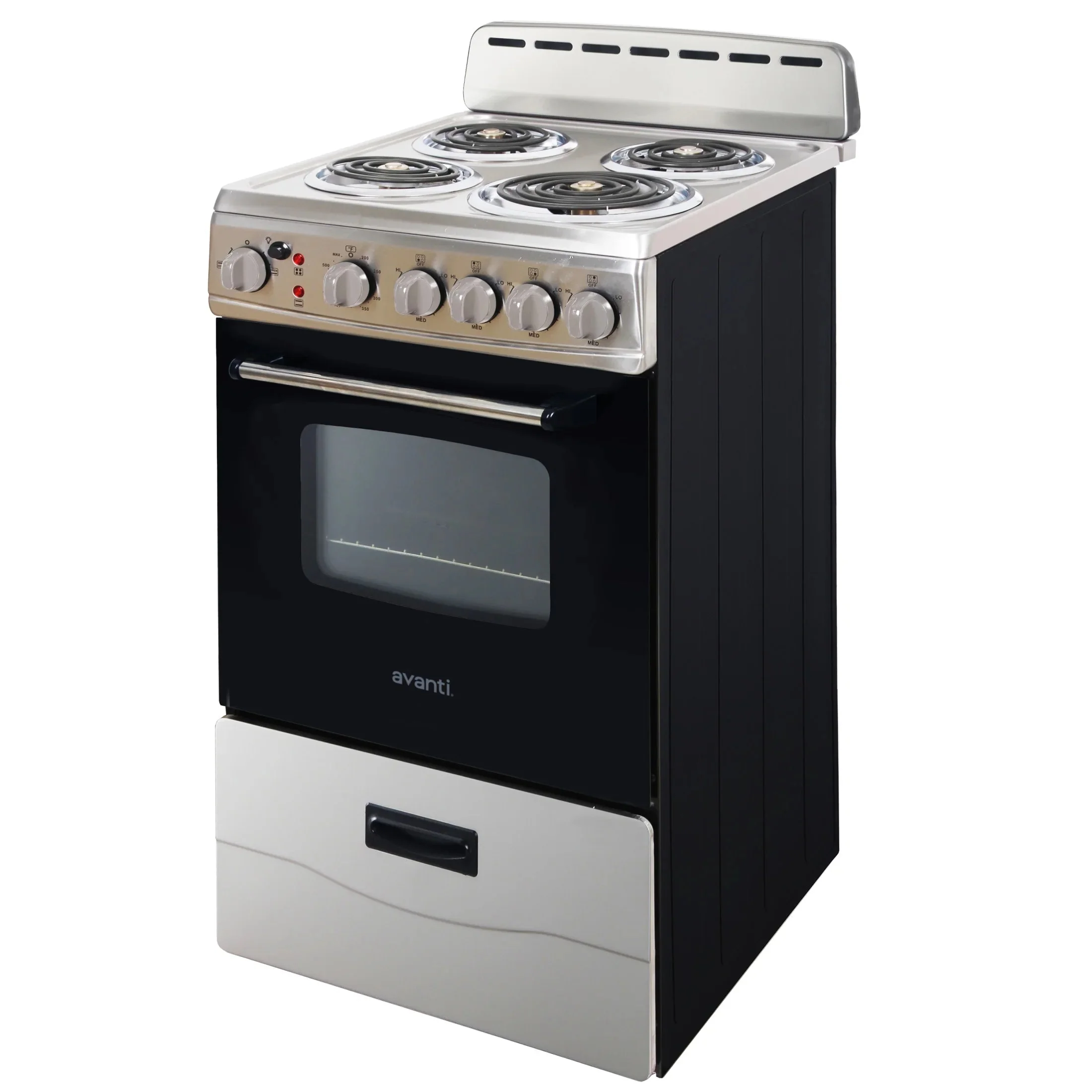 Avanti 20 Inch Freestanding Electric Range Oven, 2.1 Cu. Ft., Stainless Steel - ERU200P3S - Image 7