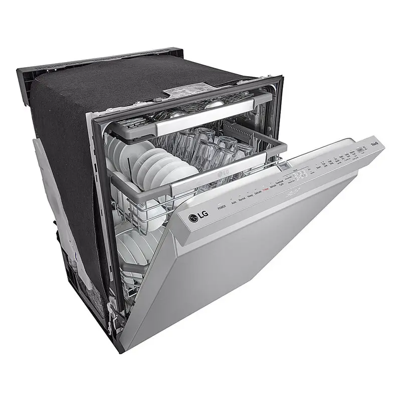 24-Inch Stainless Steel Built-In Dishwasher With Third Rack - Top Control - Image 3