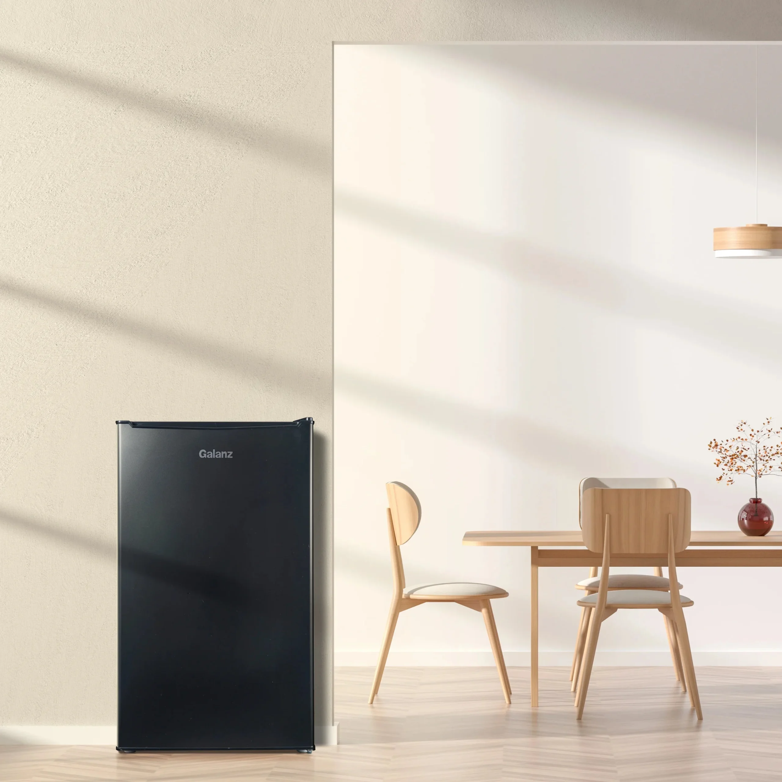 Galanz 3.3 Cu Ft One Door Mini Fridge, Black - Image 5