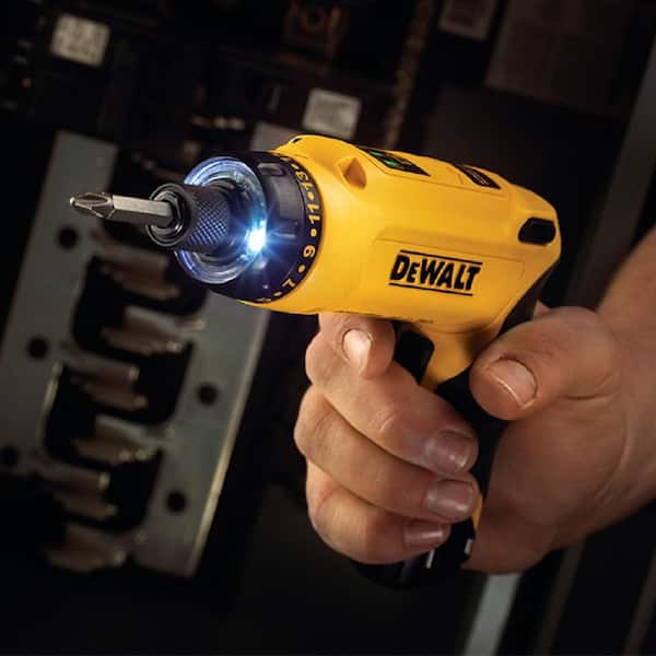 8V MAX Cordless Gyroscopic Screwdriver with Adjustable Handle. (2) 1.0Ah Batteries. Charger. and Bag - Image 8