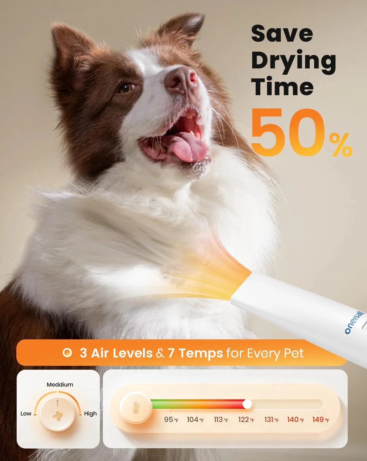 8-In-1 Dog Grooming Vacuum And Dryer Kit - Image 3