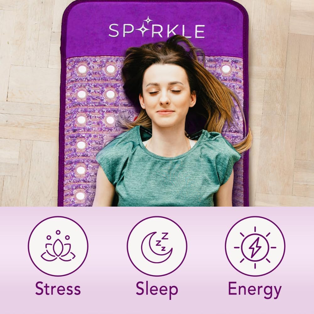 Sparkle Mats Infrared Heating Mat With Red Light Therapy, Mini-Size - 660nm - Image 3