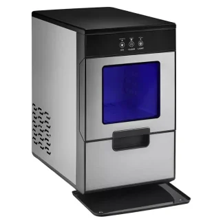 Portable Nugget Ice Maker, 44 Lb. Daily Production, Stainless Steel - NS-IMN44SS2