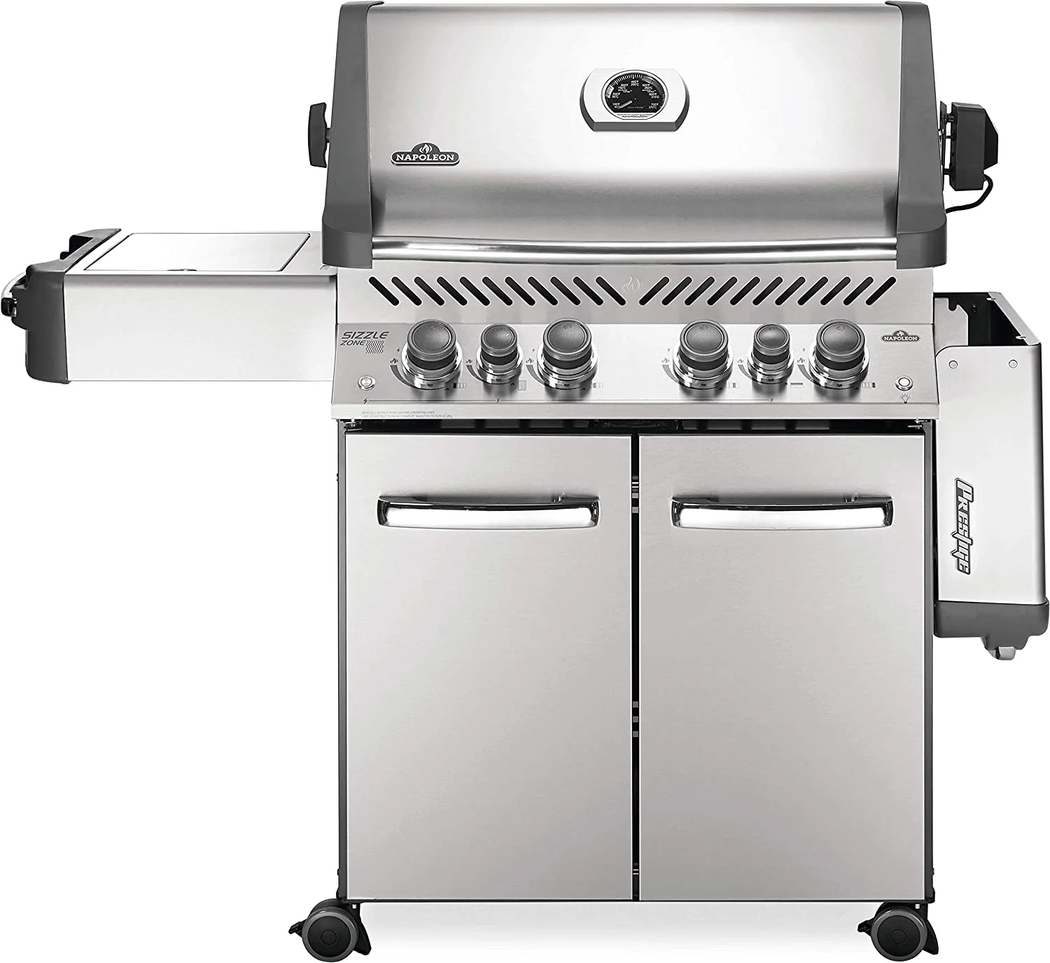 Napoleon P500RSIBPSS-3 Prestige 500 RSIB Propane Gas Grill, sq. in + Infrared Side and Rear Burner, Stainless Steel - Image 17
