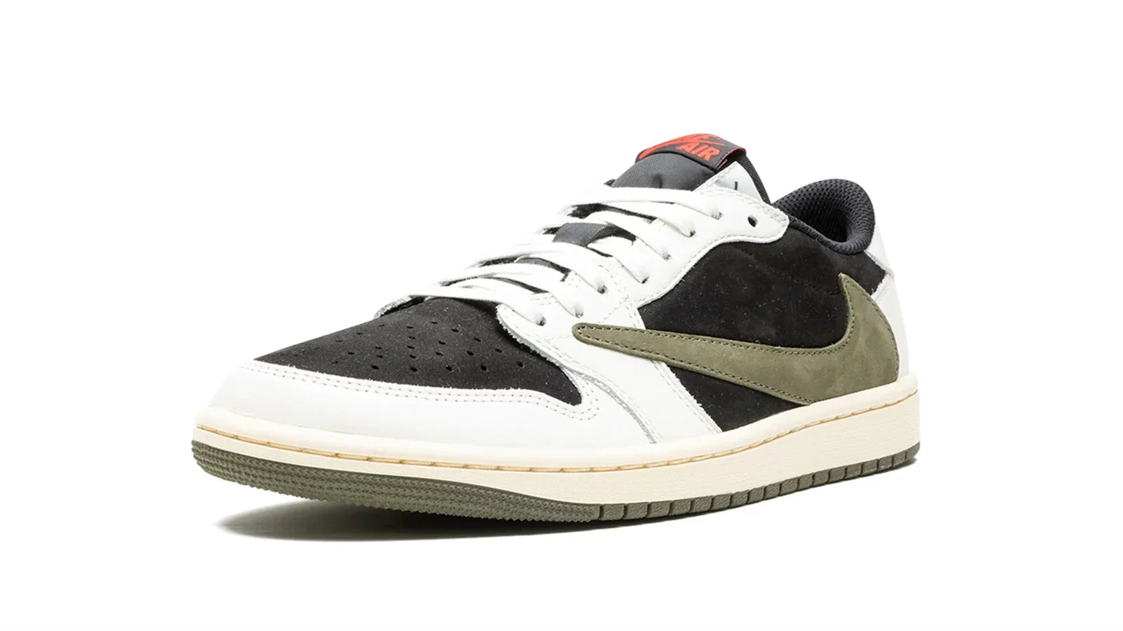 AIR JORDAN 1 Low OG Women's Sneakers - Travis Scott Olive - Image 2