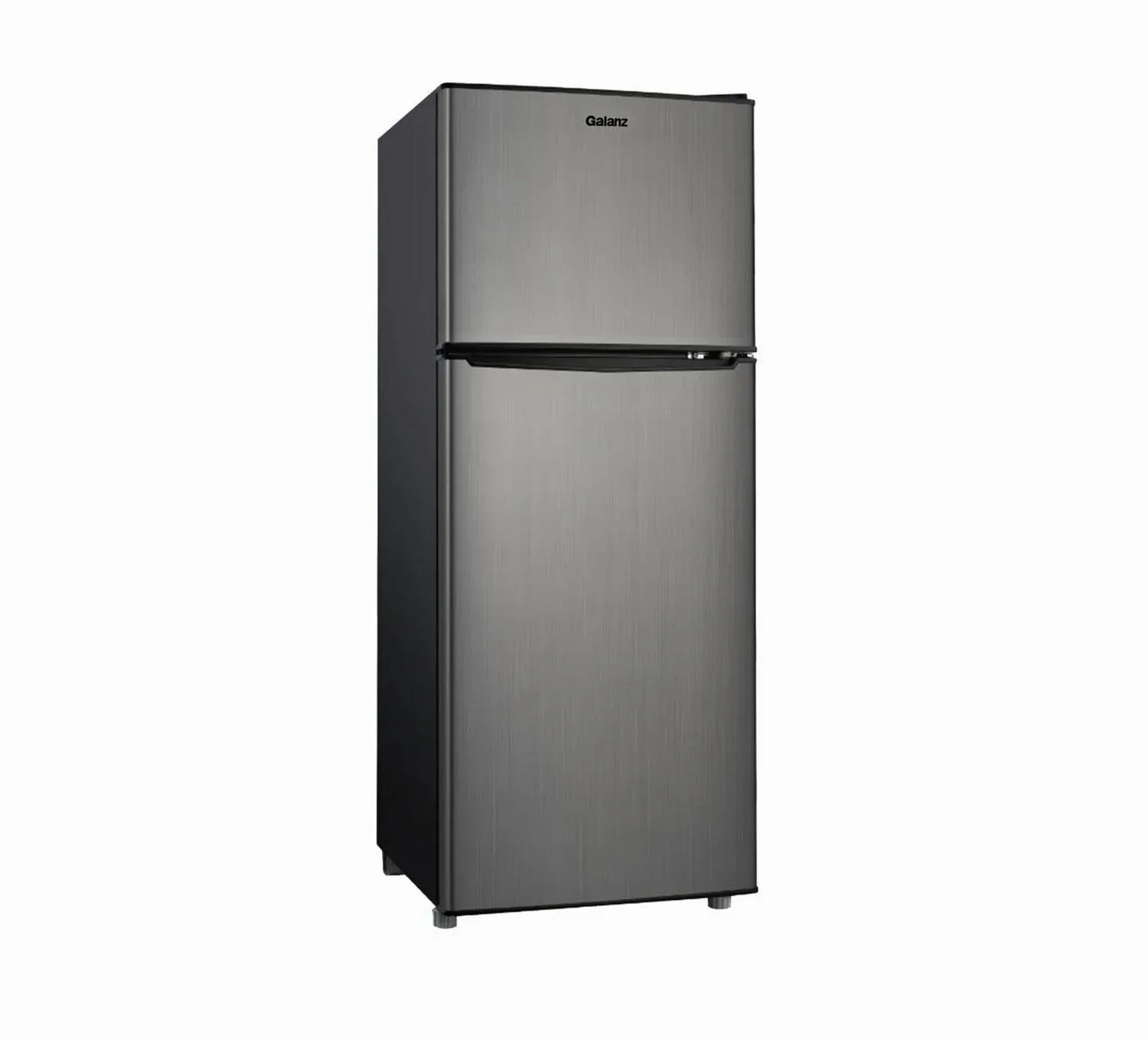 Galanz 4.6 Cu Ft Two Door Mini Refrigerator With Freezer, Stainless Steel - GL46TS5E - Image 2