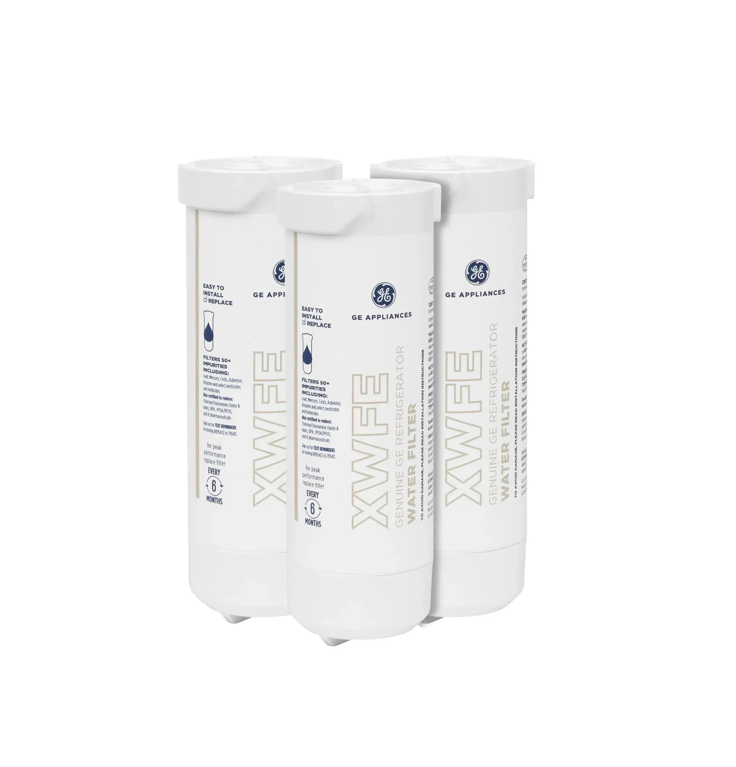 GE XWFE Refrigerator Water Filter 3-Pack - XWFE3PK