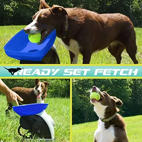 Franklin Pet Automatic Tennis Ball Launcher Dog Toy With Adjustable Distance And Angles - Power Adapter Included - Image 2