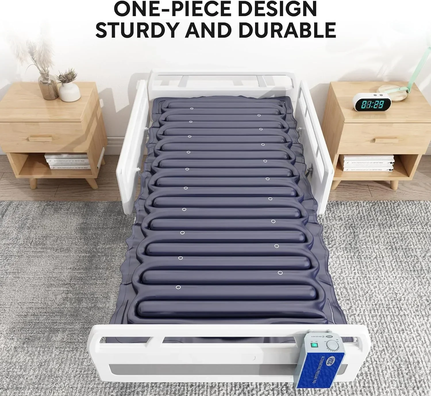 Alternating Air Pressure Mattress With Micro-Ventilation Holes And Electric Quiet Pump System - Image 3