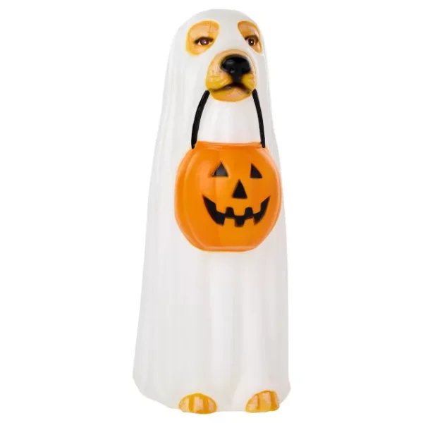 23″ Light-Up Blow Mold Ghost Dog