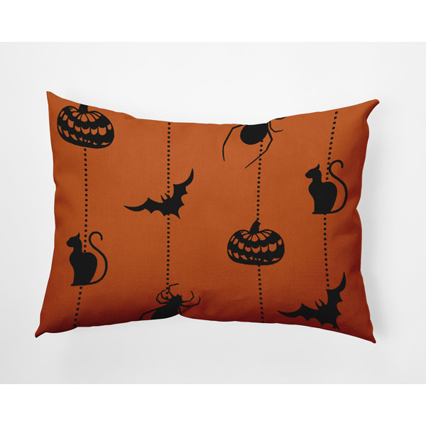 Halloween Web Indoor/Outdoor Throw Pillow