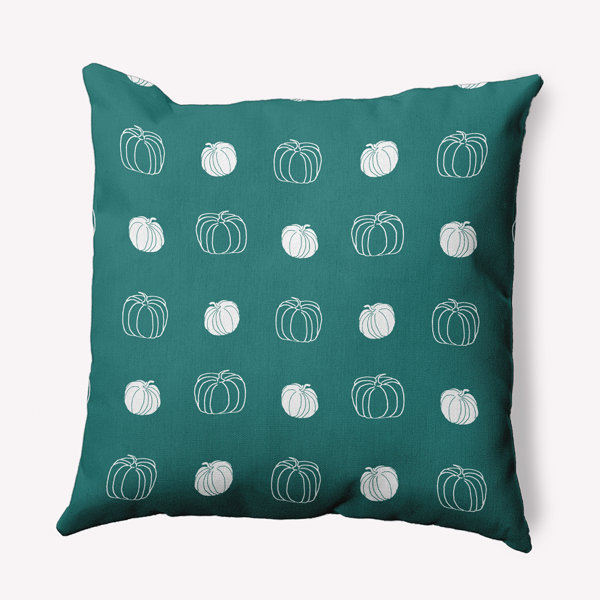 Pumpkin Pattern Accent Pillow