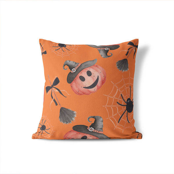 Happy Halloween Decorative Seasonal Throw Pillow