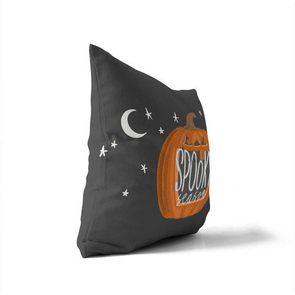 Spooky Season Decorative Seasonal Throw Pillow