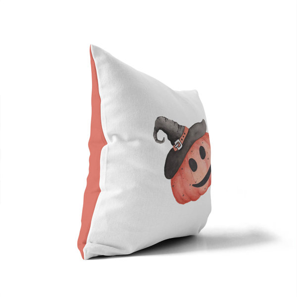 Smiley Jack Decorative Seasonal Throw Pillow